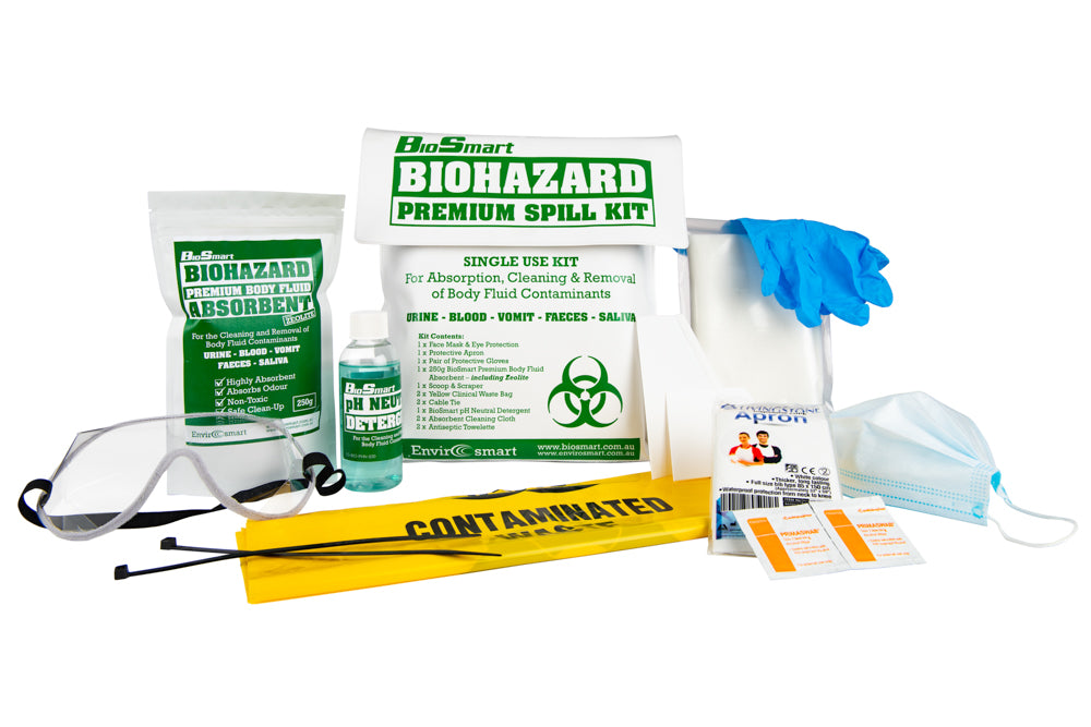 BioSmart Biohazard Single Use Spill Kit-Premium