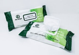 De-Wipe Biodegradable Wipes (40 pack) - 30cm x 20cm