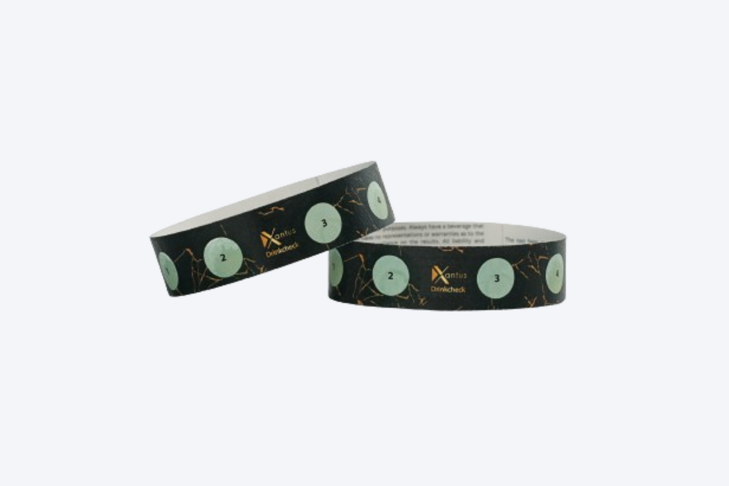 2 Pack 4 Test Spot Wristbands