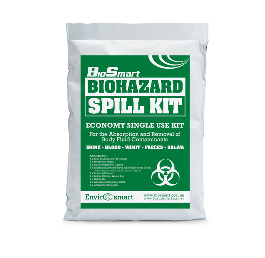 BioSmart Biohazard Single Use Spill Kit - Economy